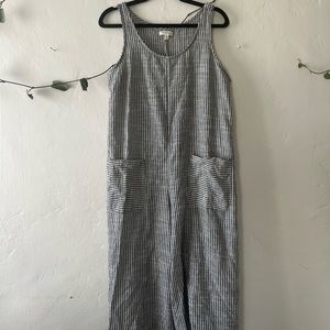Max studio linen overall